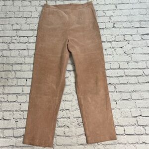 Terry‎ Lewis Classic Luxuries Suede 100% leather pants Size 12